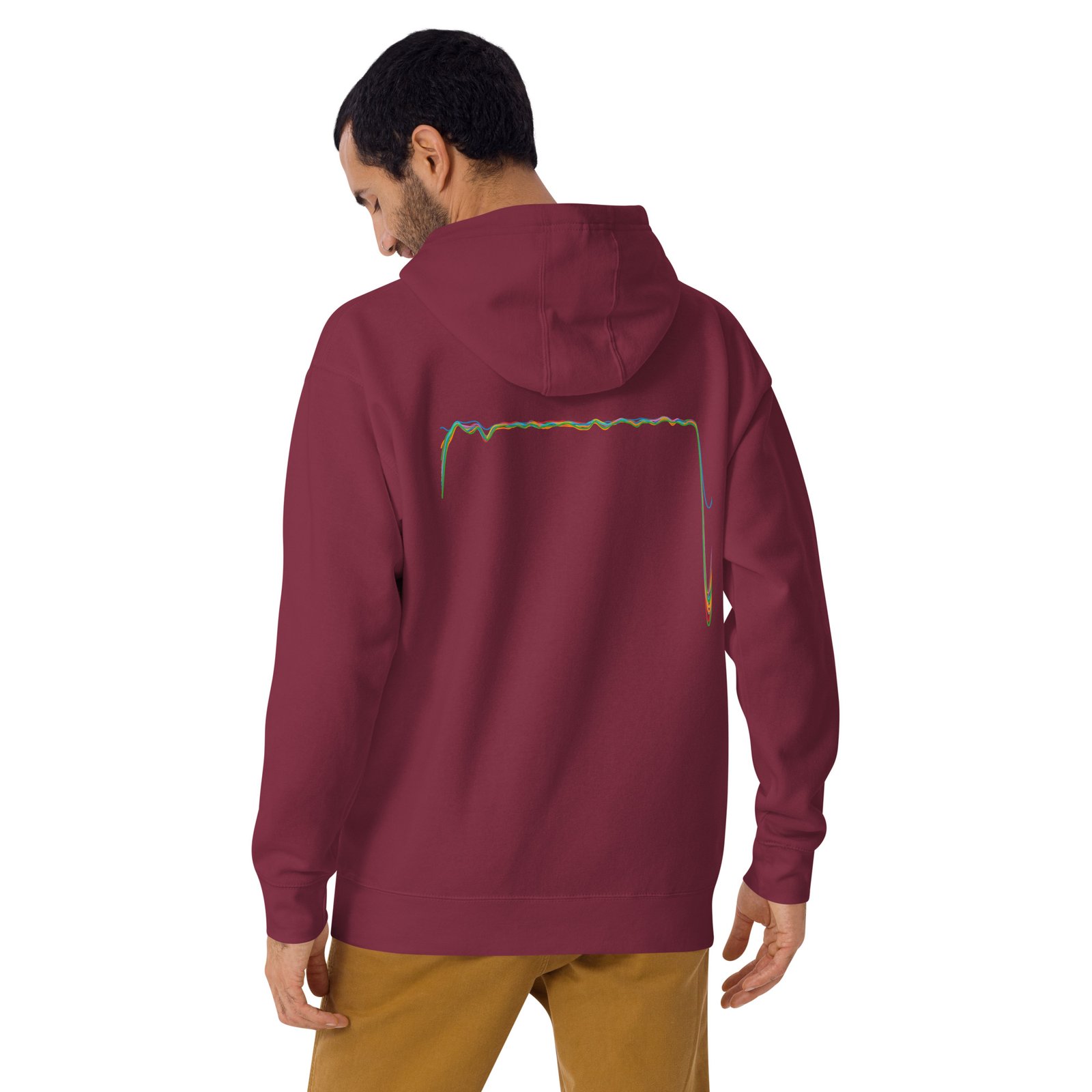 Wind - Unisex Hoodie Tempogram - Image 6